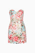 Patterned On Stamp Mini Dress