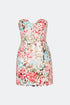 Patterned On Stamp Mini Dress
