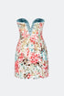 Patterned On Stamp Mini Dress