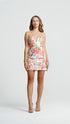 Patterned On Stamp Mini Dress