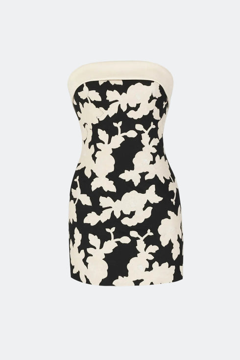 Faux Leather Detailed Bodycon Mini Dress