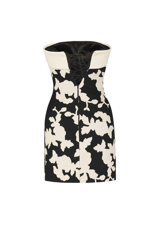 Faux Leather Detailed Bodycon Mini Dress