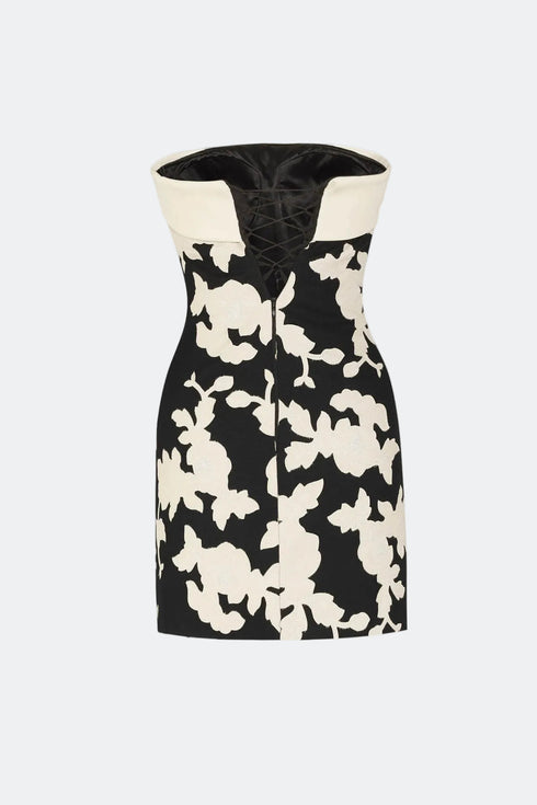 Faux Leather Detailed Bodycon Mini Dress