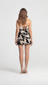 Faux Leather Detailed Bodycon Mini Dress