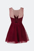 Velvet Polka Dot Mini Dress