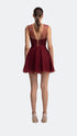 Velvet Polka Dot Mini Dress