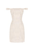 Peony Off Shoulder Mini Dresss