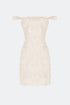 Peony Off Shoulder Mini Dresss