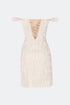 Peony Off Shoulder Mini Dresss