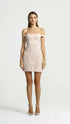 Peony Off Shoulder Mini Dresss