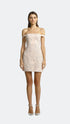 Peony Off Shoulder Mini Dresss