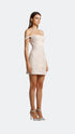 Peony Off Shoulder Mini Dresss