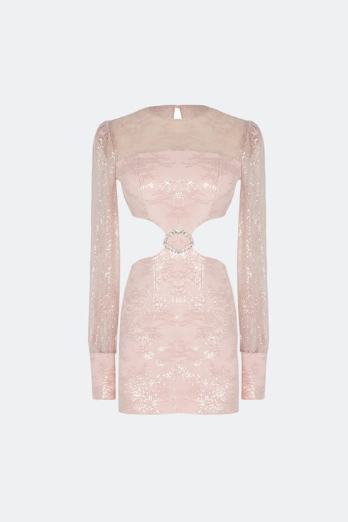 Cut Out Lotus Mini Dress