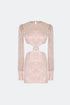 Cut Out Lotus Mini Dress