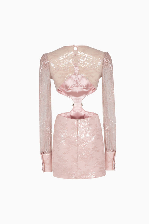 Cut Out Lotus Mini Dress