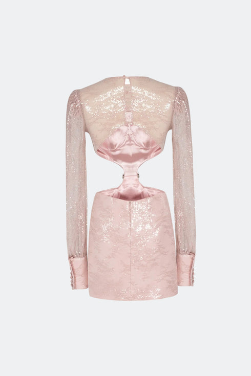 Cut Out Lotus Mini Dress