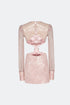 Cut Out Lotus Mini Dress