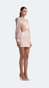 Cut Out Lotus Mini Dress