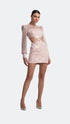 Cut Out Lotus Mini Dress