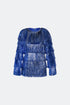 Navy Fringe Party Mini Dress
