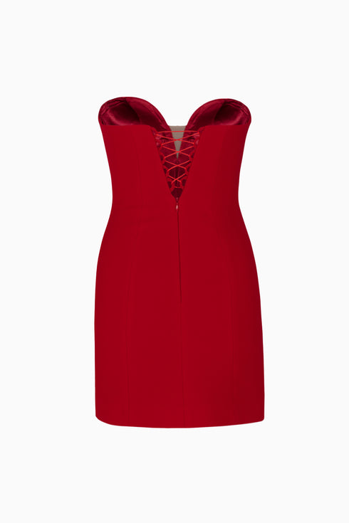 Maroon Bodycon Mini Dress