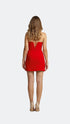 Maroon Bodycon Mini Dress