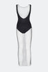 Shining Stone Mesh Maxi Dress