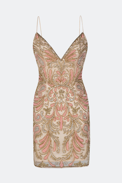 Deep Decollete Secret Mini Dress