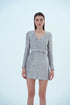 SEQUIN MINI JACKET DRESS - Barrus London