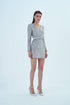 SEQUIN MINI JACKET DRESS - Barrus London