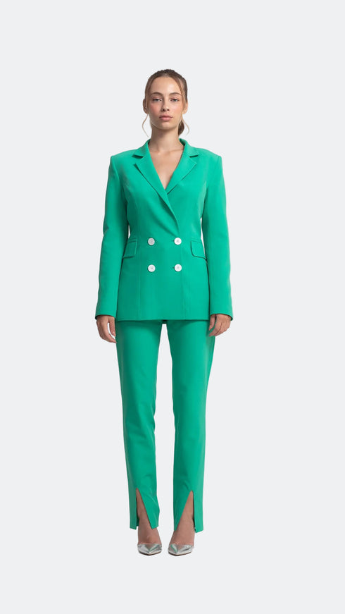 Double Breasted Fit Jade Jacket