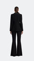 Shining Detail Black Double Breasted Jacket