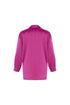 Raspberry Pink Satin Oversize Shirt