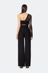 One Shoulder Sequin Fabric Detailed Top