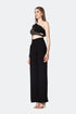 One Shoulder Square Pattern Detailed Top