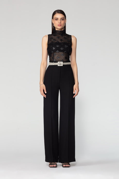 Turtleneck Sleeveless Top