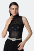 Turtleneck Sleeveless Top