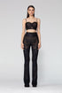 High Waist Flared Trousers