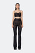 High Waist Flared Trousers