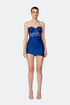 Bra Form Asymmetric Hemline Mini Dress