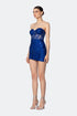 Bra Form Asymmetric Hemline Mini Dress