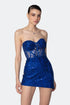 Bra Form Asymmetric Hemline Mini Dress