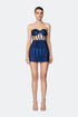 Heart Neck Transparent Bustier Mini Dress