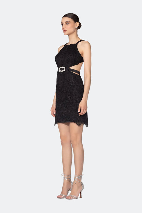 Mini Dress With Back Decollete