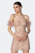 Low-Rise Shoulder Straps Mini Dress