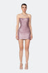 Strapless Sequined Fit Form Mini Dress