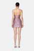 Strapless Sequined Fit Form Mini Dress