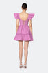 Square Neck Frill Detailed Mini Dress