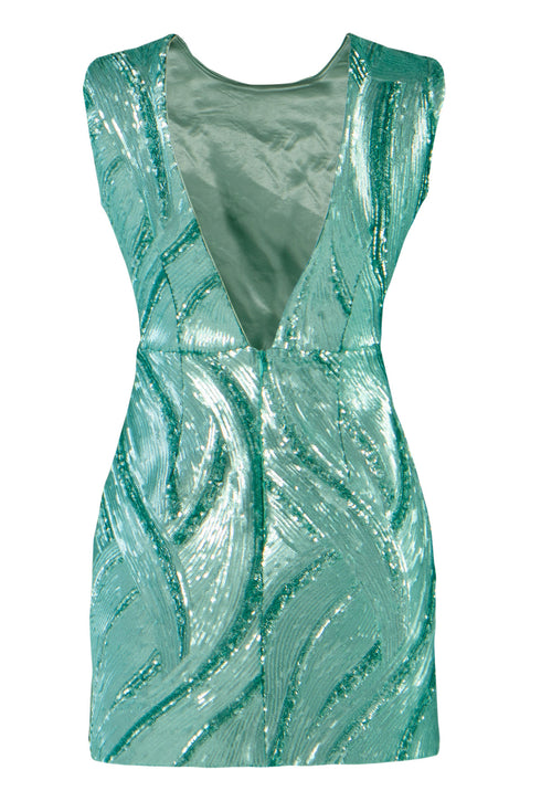 Mini Dress With Back Decollete