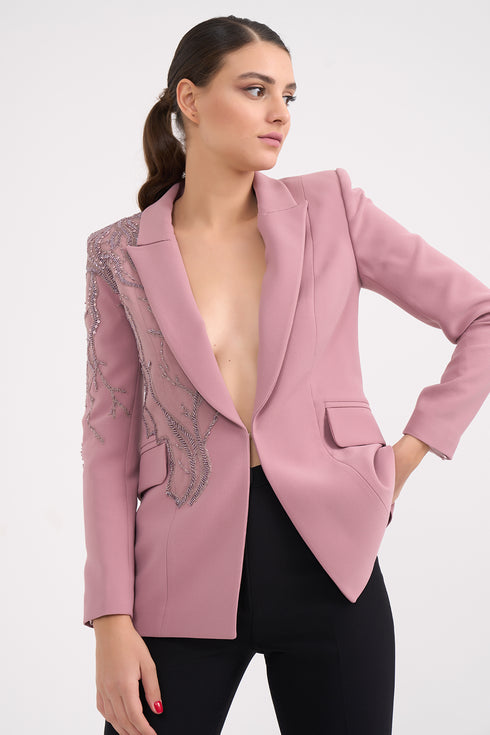 Jacket With Embroidery Detail